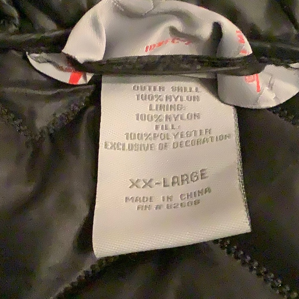 Black Nylon Jacket Polyester Filled - image 5